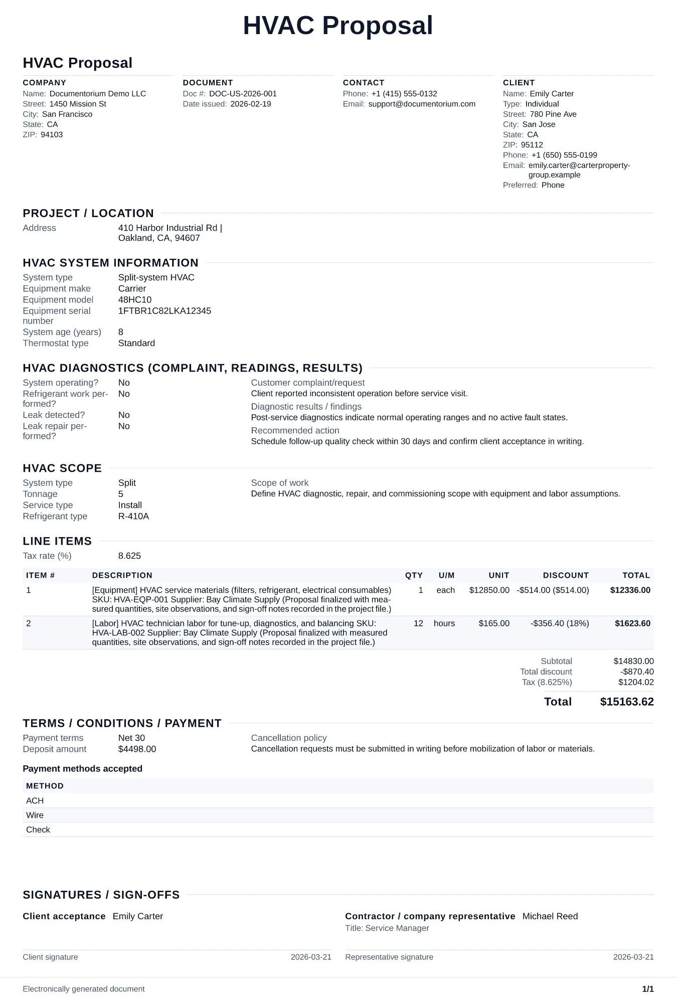 Preview of HVAC Proposal